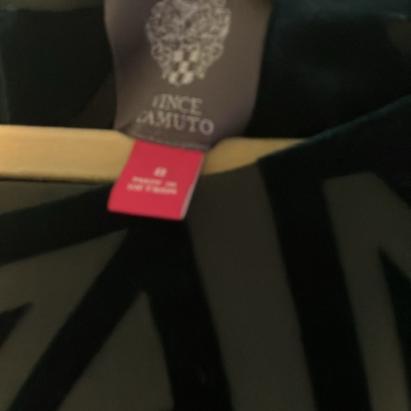 Vince Comuto size 8 deep dark Hunter green dress - Picture 3 of 4